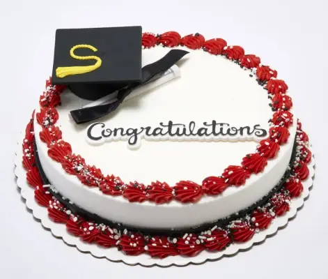 10-Inch Round Graduation Cake