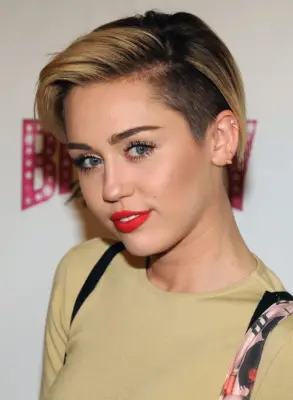 Miley Cyrus at the Opening of Britney: Piece of Me in December 2013