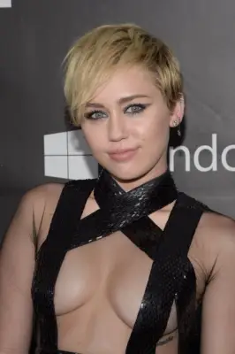 Miley Cyrus at the 2014 amfAR Inspiration Gala in October 2014