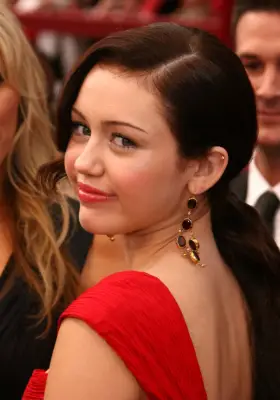Miley Cyrus at the 80th Annual Academy Awards in February 2008