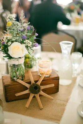 Wagon Wheel Centerpiece