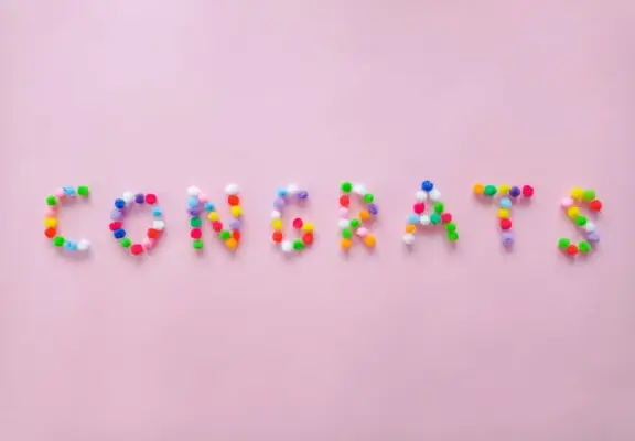 Congrats Puffs Zoom Background