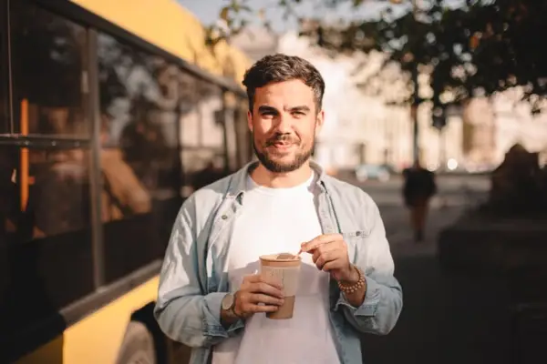 Hand Deliver a Coffee to Their House Before Work