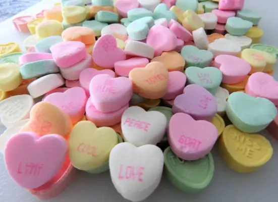 Gift Them Love Heart Candy With the Words