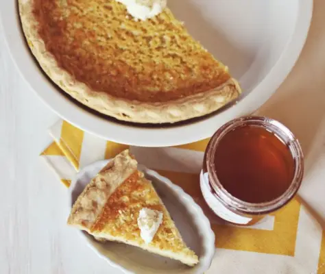 Buttermilk Honey Pie