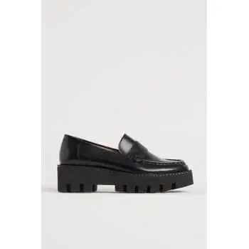 H&M Chunky Leather Loafers