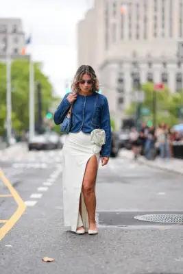 Look Back at NYFW Spring 2025 Street Style Trend: 3D Florals