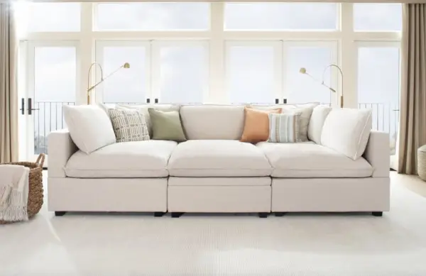 A Large Sectional: Albany Park Kova Pit Sofa