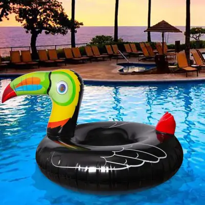 Something Tropical: Geefuun Tropical Toucan Inflatable Pool Float