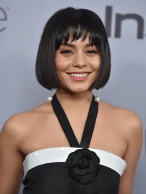 Celebrities With Bangs: Vanessa Hudgens With Wispy Bangs