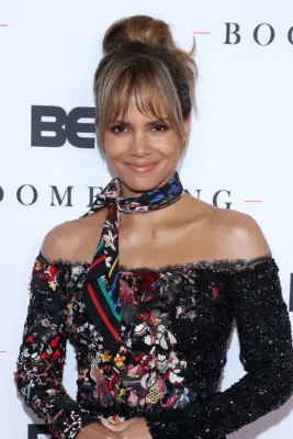 Celebrities With Bangs: Halle Berry With Curtain Bangs