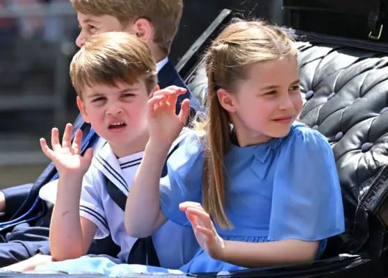 Princess Charlotte at Trooping the Colour on June 2