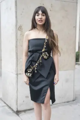 Bardot Bangs on Long Hair