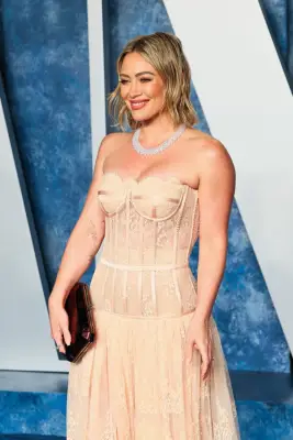 Hilary Duff at the Vanity Fair Oscars Party 2023