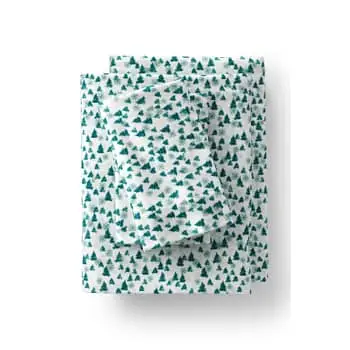 Cool Santa Organic Flannel Sheet Set