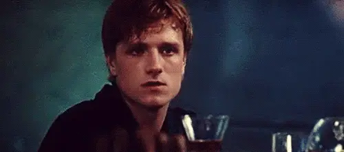 When he and Katniss have such an intense dinner.