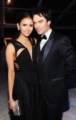 Nina Dobrev and Ian Somerhalder