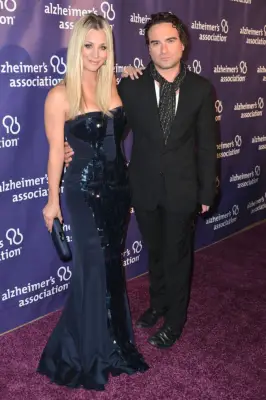 Kaley Cuoco and Johnny Galecki