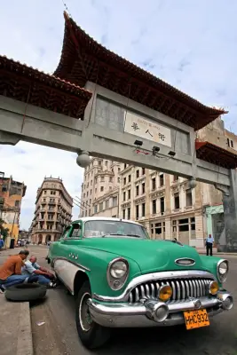 Entrance of Barrio Chino. Havana. Cuba island. West Indies. Central America. (Photo by: Riccardo Lombardo/REDA&CO/Universal Images Group via Getty Images)