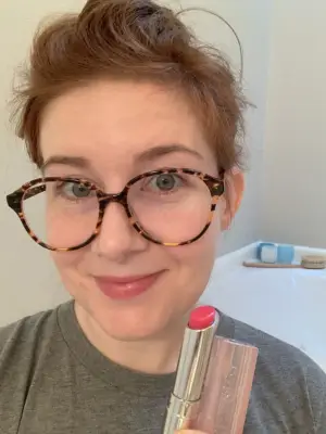 Dior Addict Lip Glow Color Reviving Lip Balm in Raspberry