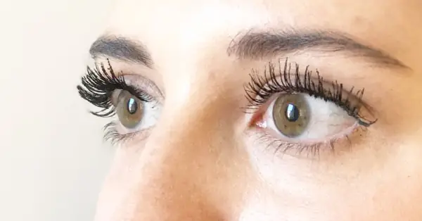 2 Coats of Tarte Maneater on Both Sets of Lashes