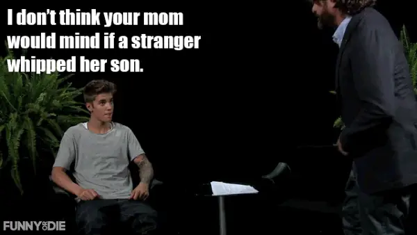 When He Attacked Justin Bieber