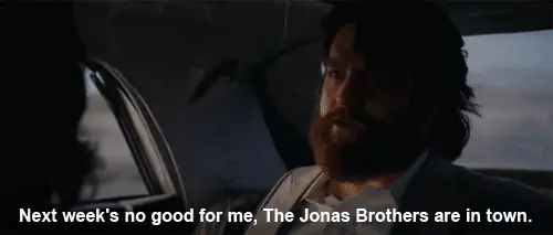 When He Professes His Love For the Jonas Brothers