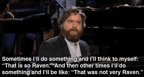 When He Dropped a Raven Reference