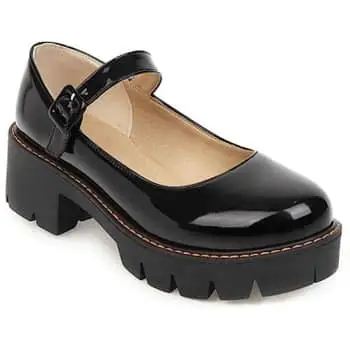 M3GAN Costume: Brown Coat and Sunglasses