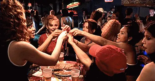 And She Just Takes Everyone Out and Gets Them Hammered