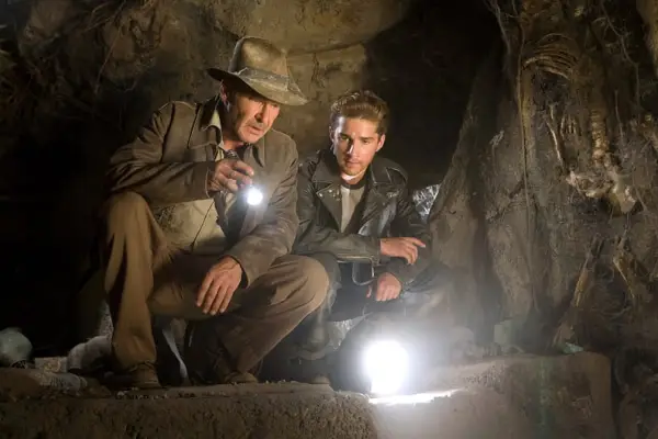 INDIANA JONES AND THE KINGDOM OF THE CRYSTAL SKULL, (aka INDIANA JONES 4), Harrison Ford, Shia LaBeouf, 2008. Paramount/courtesy Everett Collection