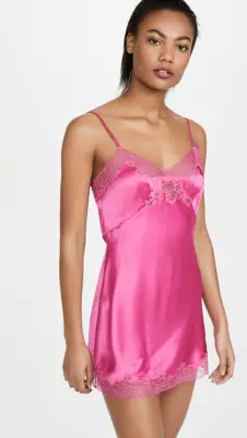 Only Hearts Silk Charmeuse Mini Slip Dress