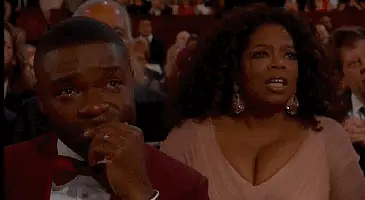 Awe: Oprah and David Oyelowo, During the