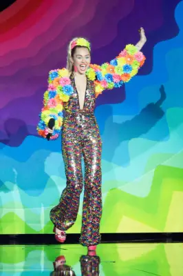 Miley Cyrus at the 2015 MTV VMAs