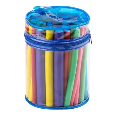 Step 3: Twist Portions of Your Hair Into Foam Curling Rods