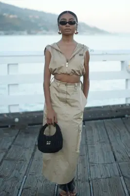 Skai Jackson Wearing Miu Miu