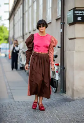 Street Style Trend: Puff-Sleeve Dress