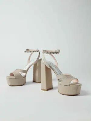 Neutral Platform Heels: Hill House Home The Party Platform