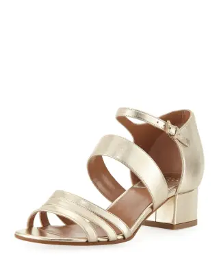 Laurence Dacade Nanou Metallic Strappy Sandal