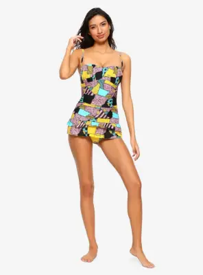 The Nightmare Before Christmas Ruffled Swimsuit