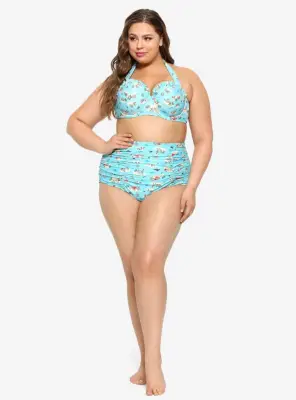 Disney Peter Pan Plus-Size Never Land Map Bikini