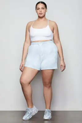 Good American Tie Dye Sweat Short