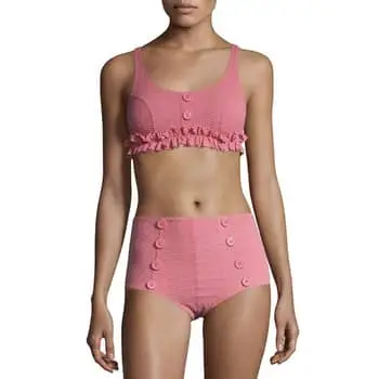 Seafolly Flower Festival Boyleg One-Piece Swimsuit