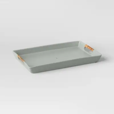 Stylish Serveware: Threshold Designed With Studio McGee Rectangular Earthenware Tray
