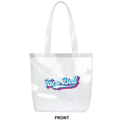 Taco Bell Clear Vinyl Tote Bag