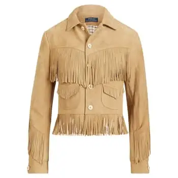 Fringe Jacket Outfit Idea: Jeans + Heels