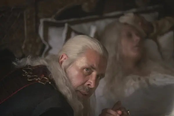 Paddy Considine as King Viserys with Queen Aemma
