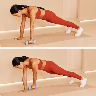 Core Burner Option 1: Plank Drag