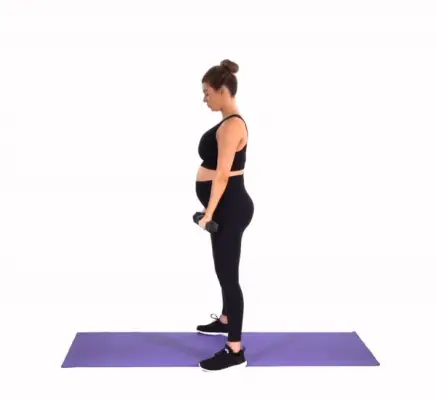 Superset 2, Exercise 1: Romanian Deadlift and Shoulder Press