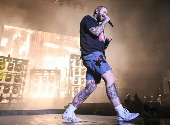 Tattoo Designs on Post Malone